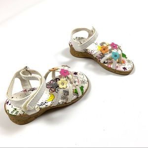 Girls Toddler tks Colorful Sandal Shoes Size 7